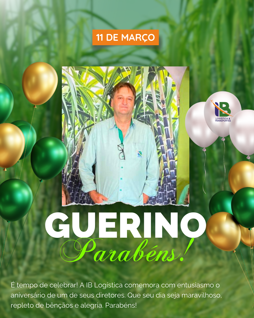 Aniversário de um de nossos diretores , Guerino Batista Boldrin